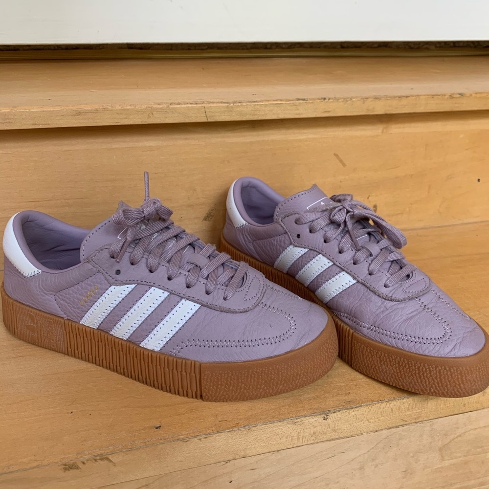 Adidas Samba lavender leather